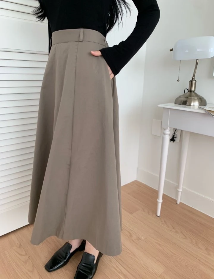 Allu - Korean Women Fashion - #pursuepretty - Autumn Bio Linen Skirt - 6