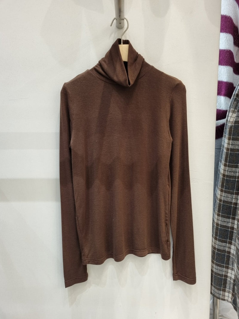Allu - Korean Women Fashion - #pursuepretty - Wool Turtleneck Tee - 5