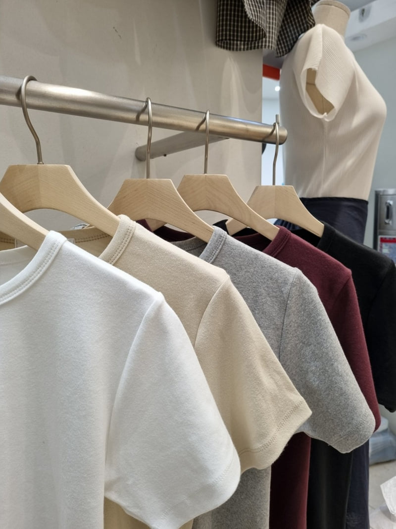Allu - Korean Women Fashion - #restrostyle - Span Tee - 8