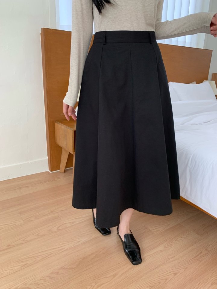Allu - Korean Women Fashion - #shopsmall - Autumn Bio Linen Skirt - 9