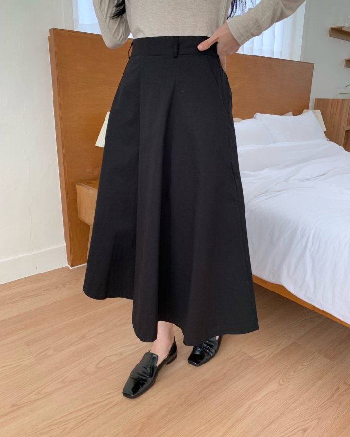 Allu - Korean Women Fashion - #thatsdarling - Autumn Bio Linen Skirt - 10