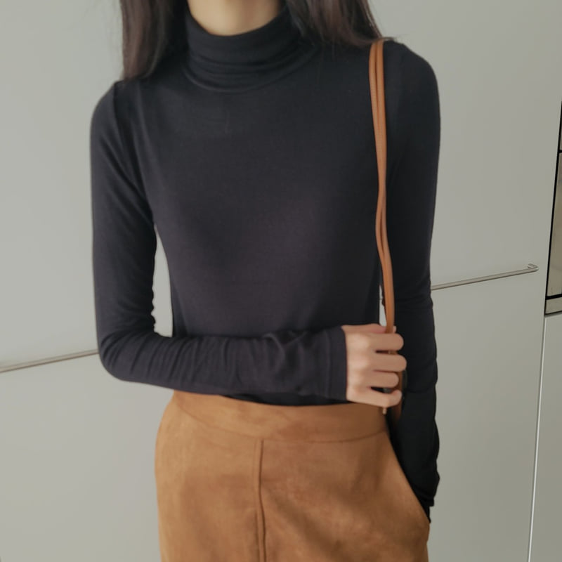 Allu - Korean Women Fashion - #thatsdarling - Wool Turtleneck Tee - 9