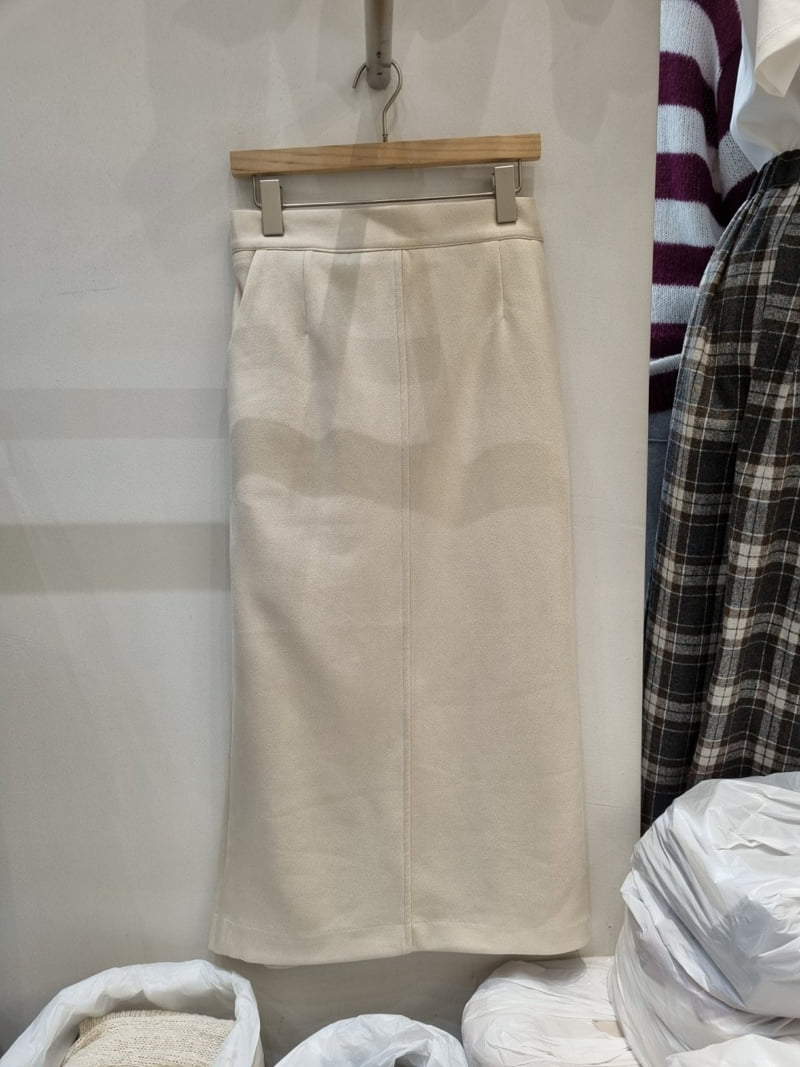 Allu - Korean Women Fashion - #thatsdarling - Suede Span Skirt - 6