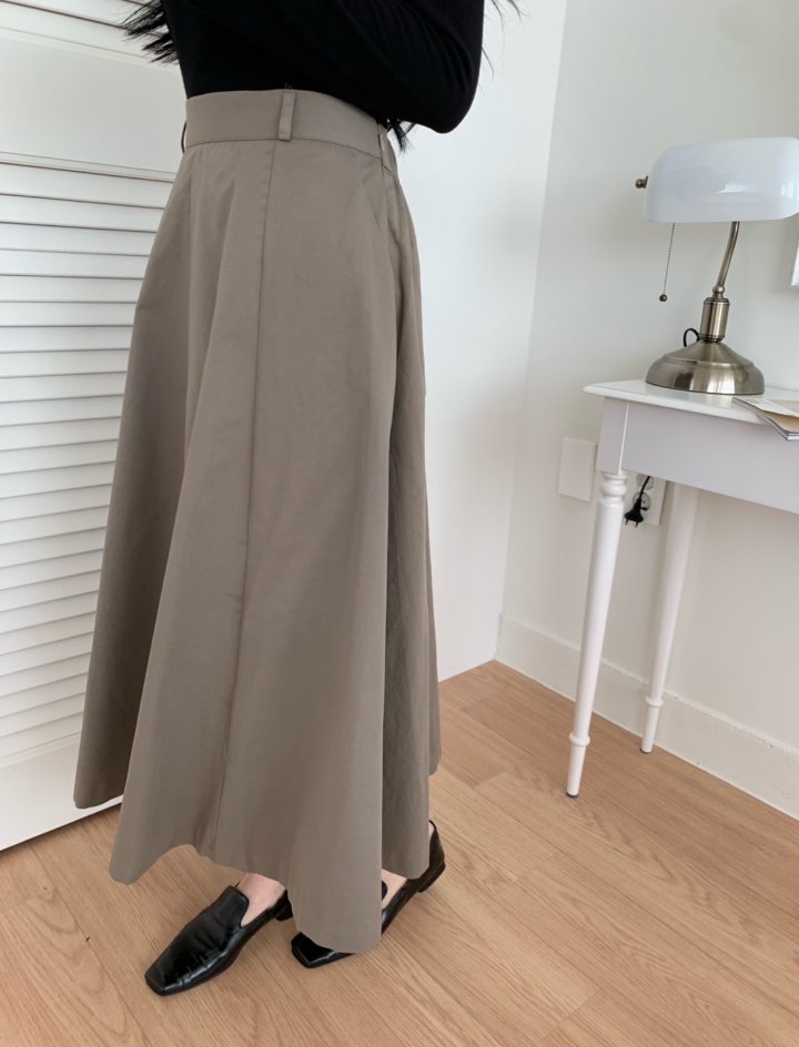 Allu - Korean Women Fashion - #womensfashion - Autumn Bio Linen Skirt - 4