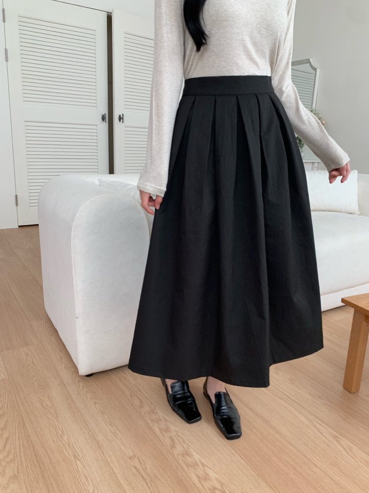 Allu - Korean Women Fashion - #vintagekidsstyle - Urban Off Skirt - 8