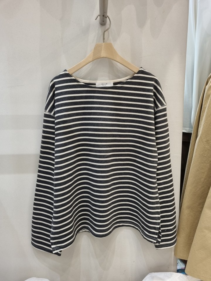 Allu - Korean Women Fashion - #womensfashion - Sate Stripe Tee - 5
