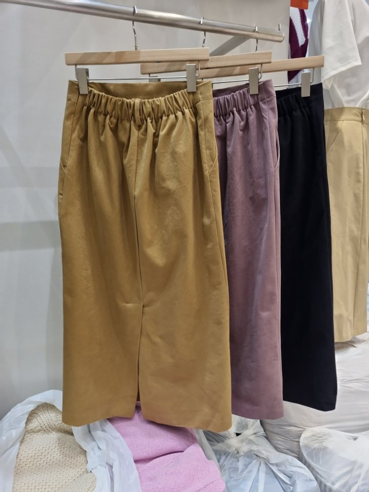 Allu - Korean Women Fashion - #womensfashion - Pigment Bio H-line Skirt - 3