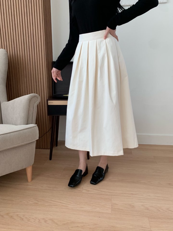 Allu - Korean Women Fashion - #womensfashion - Urban Off Skirt - 6