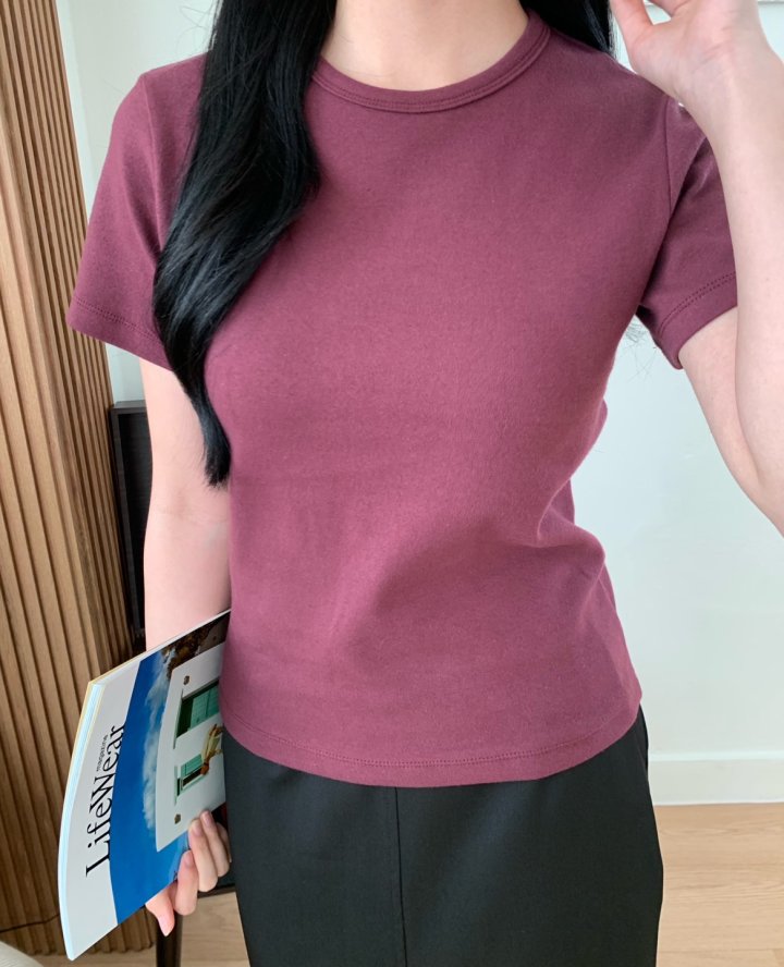 Allu - Korean Women Fashion - #momslook - Span Tee - 4