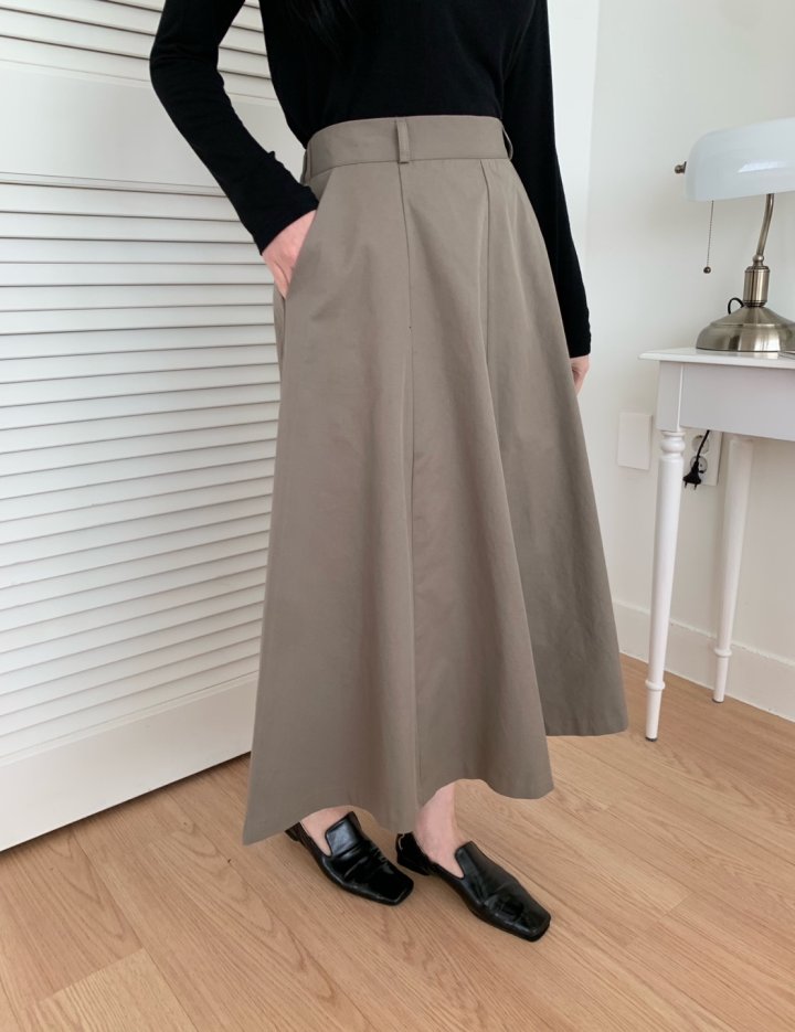 Allu - Korean Women Fashion - #womensfashion - Autumn Bio Linen Skirt - 3
