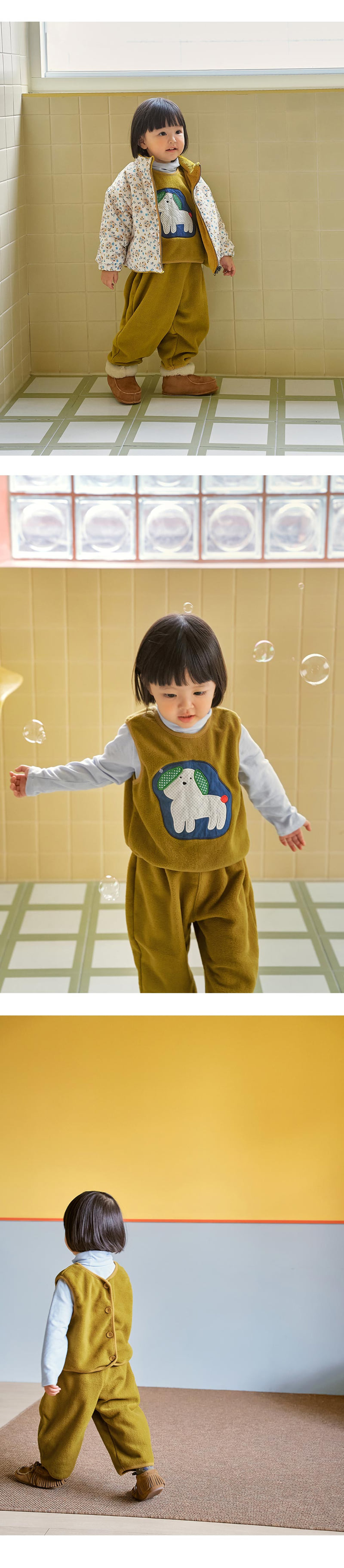 Amber - Korean Children Fashion - #childrensboutique - Cami Fleece Vest - 4