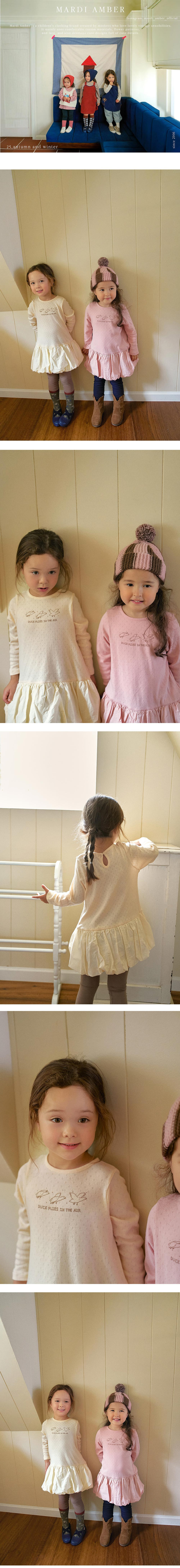 Amber - Korean Children Fashion - #discoveringself - Bird Balloon One-piece - 2