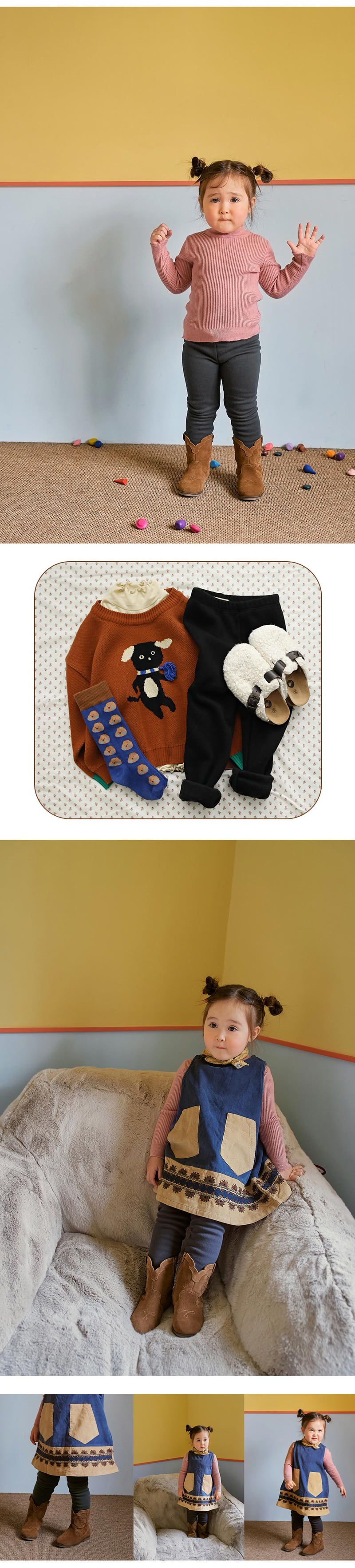 Amber - Korean Children Fashion - #kidsshorts - Tete Leggings - 3