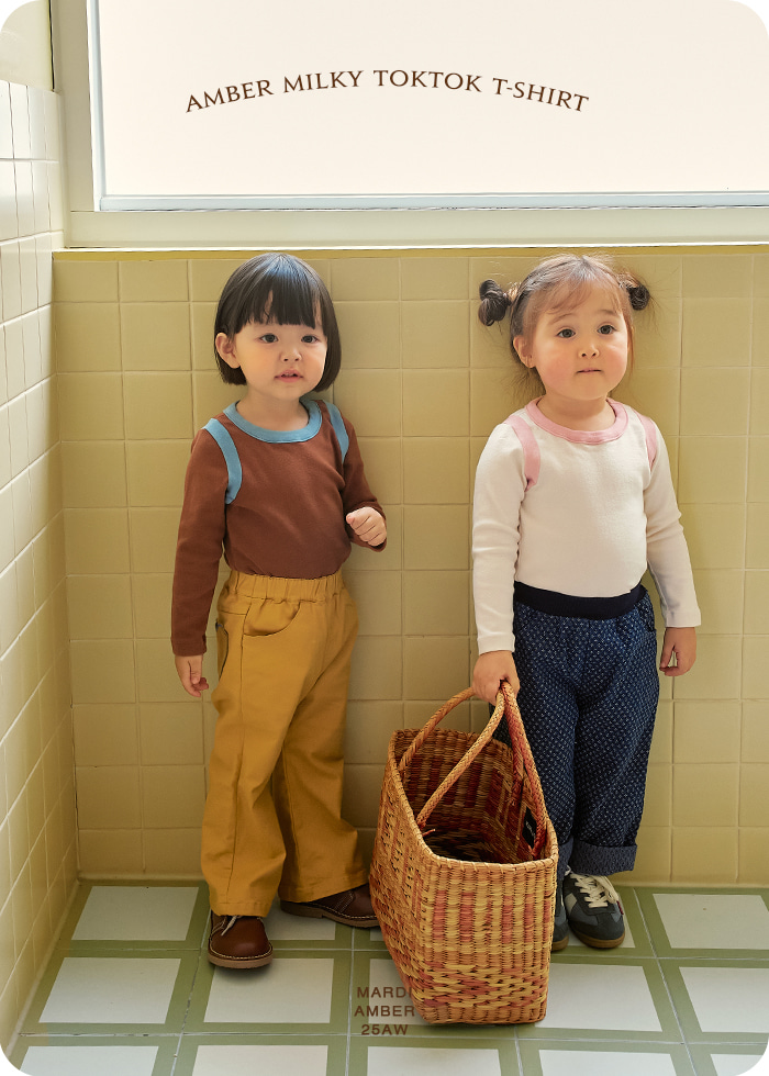 Amber - Korean Children Fashion - #kidsstore - Milky Toktok Tee