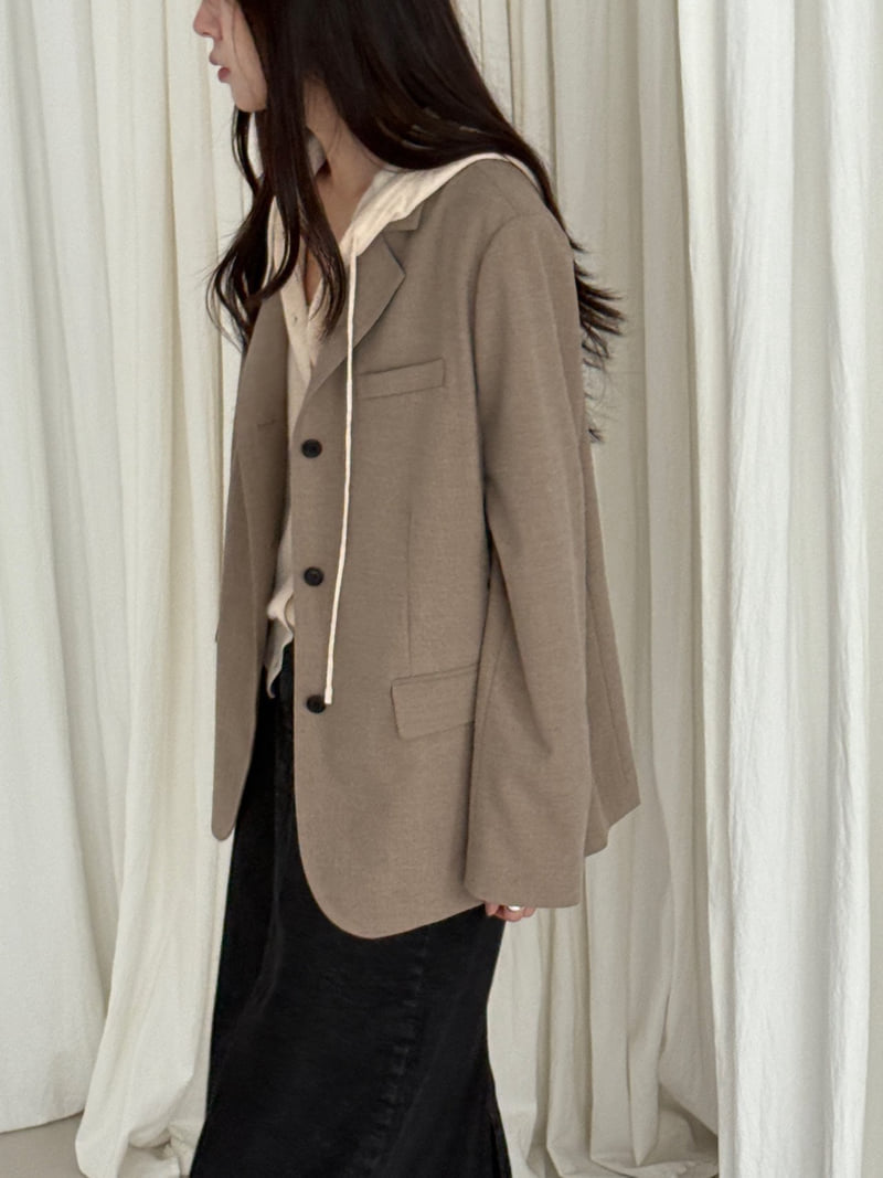 Amygrace - Korean Women Fashion - #momslook - Sand Jacket - 2