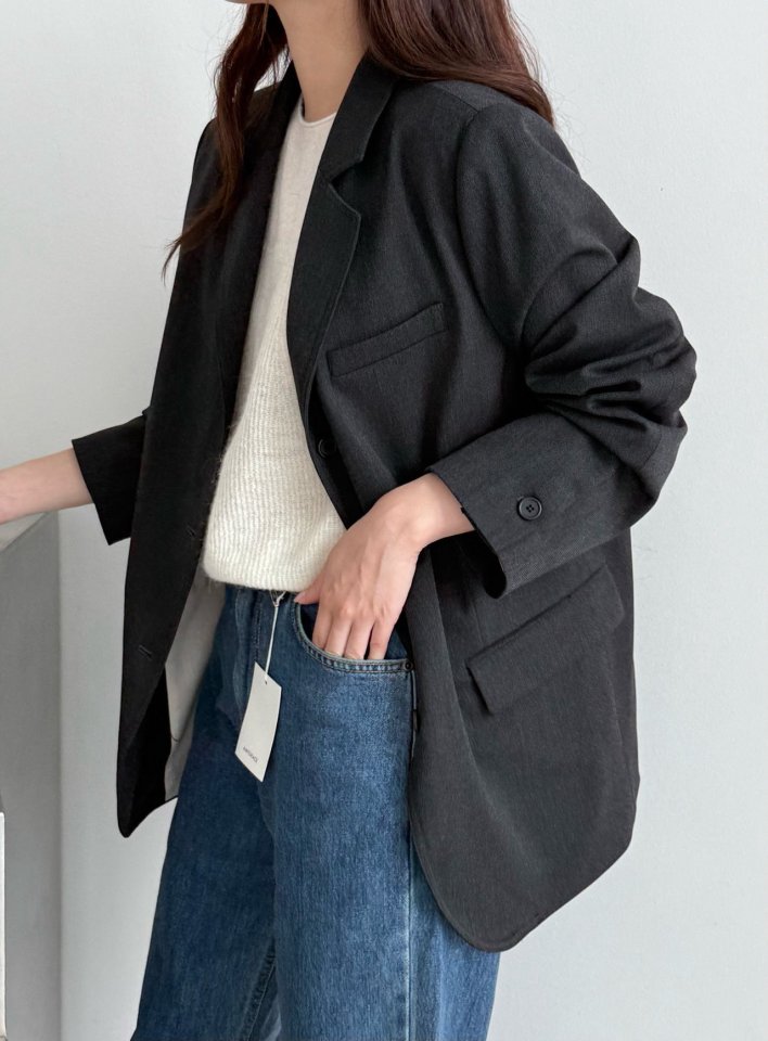 Amygrace - Korean Women Fashion - #womensfashion - Sand Jacket - 4