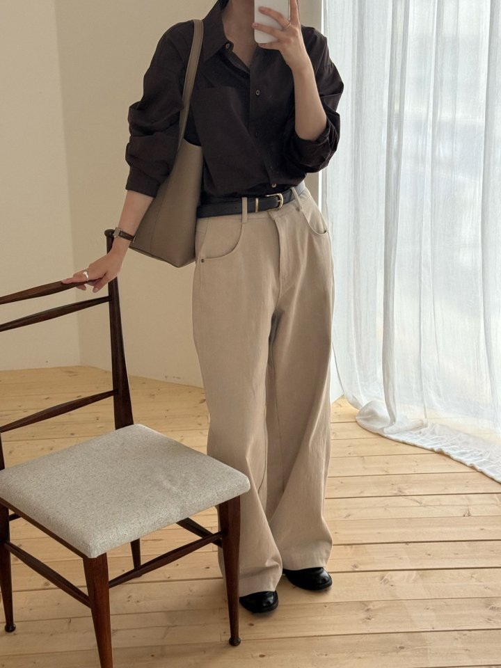 Amygrace - Korean Women Fashion - #momslook - Ribette Cotton Pants - 9