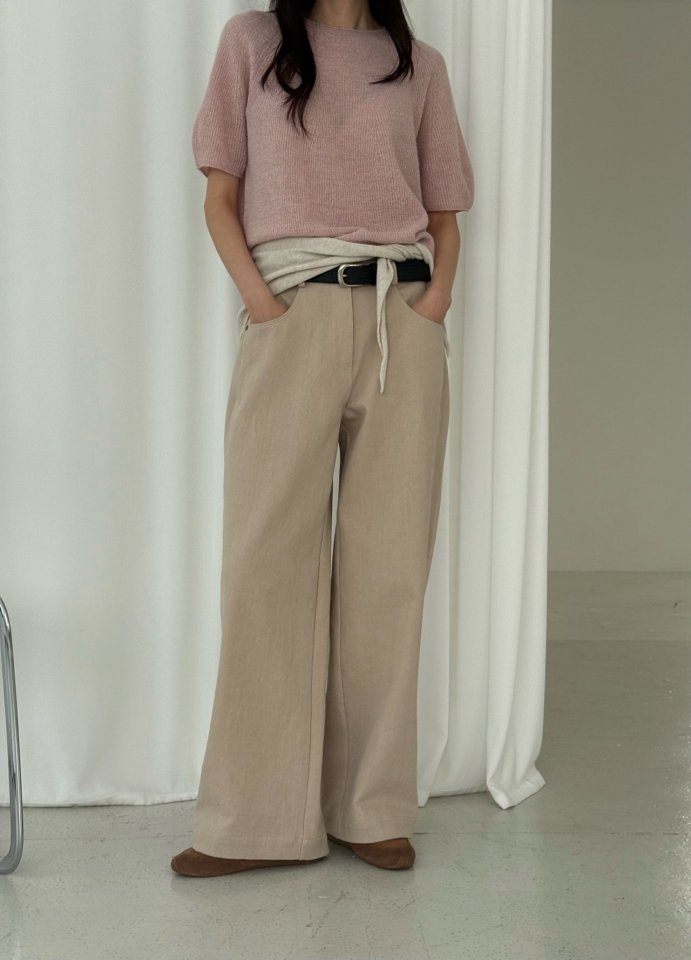 Amygrace - Korean Women Fashion - #pursuepretty - Ribette Cotton Pants - 3