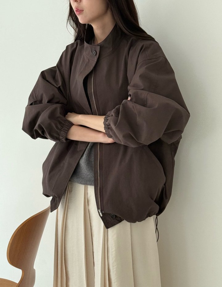Amygrace - Korean Women Fashion - #romanticstyle - Sydney Bomber Jumper - 4