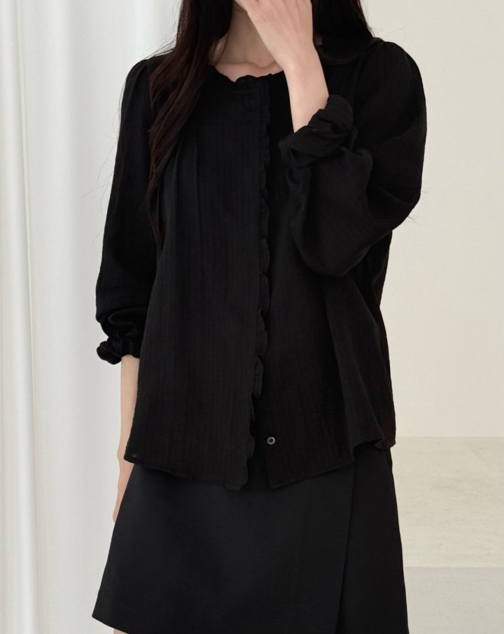 Low Frill Pintuck Blouse by Amygrace for Women - view 8