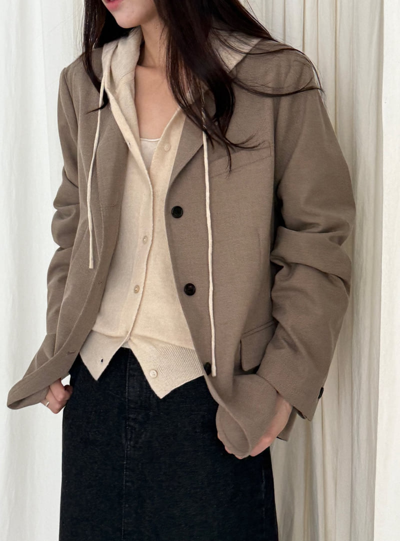 Amygrace - Korean Women Fashion - #thelittlethings - Sand Jacket
