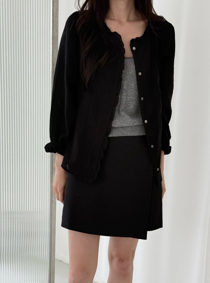 Low Frill Pintuck Blouse by Amygrace for Women - view 9