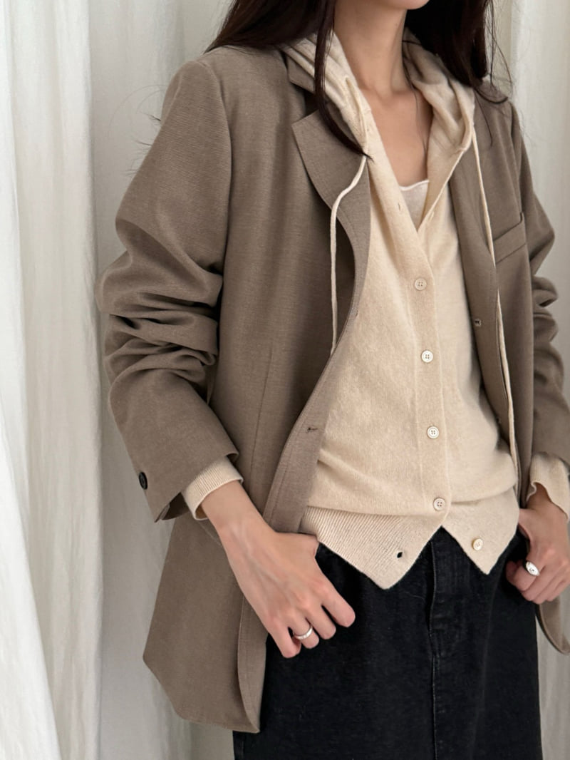 Amygrace - Korean Women Fashion - #womensfashion - Sand Jacket - 3