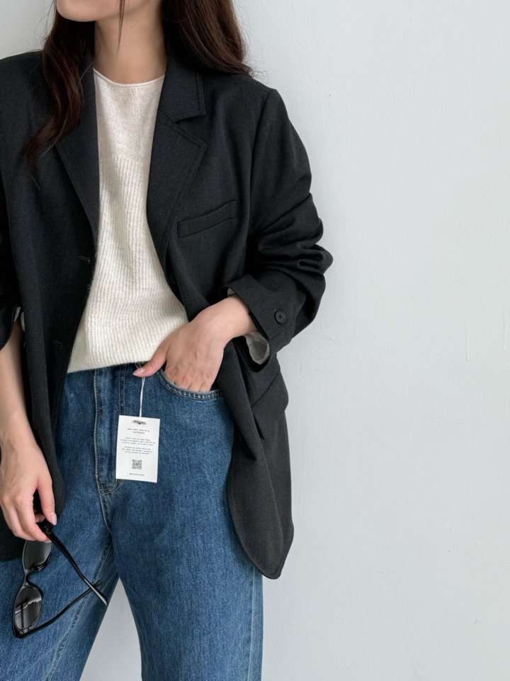 Amygrace - Korean Women Fashion - #womensfashion - Sand Jacket - 5