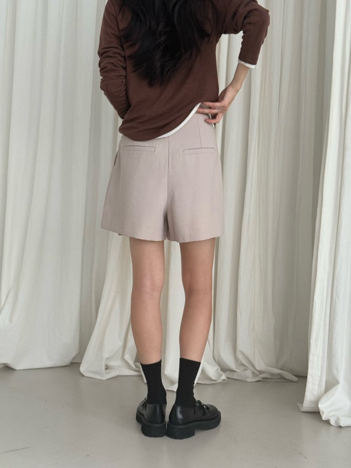 Amygrace - Korean Women Fashion - #womensfashion - Jenny Wrap Skirt Shorts - 6