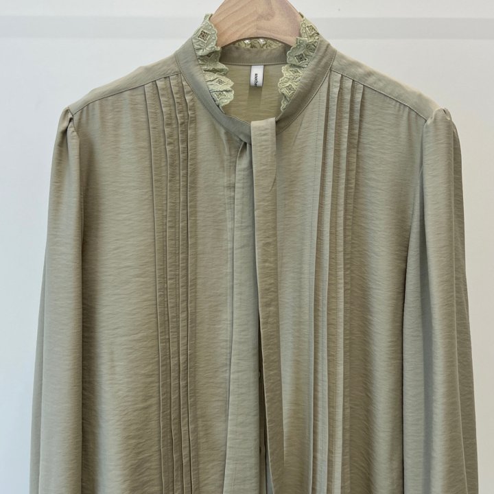 Another Avenue - Korean Women Fashion - #momslook - Kochella Tie Blouse - 6