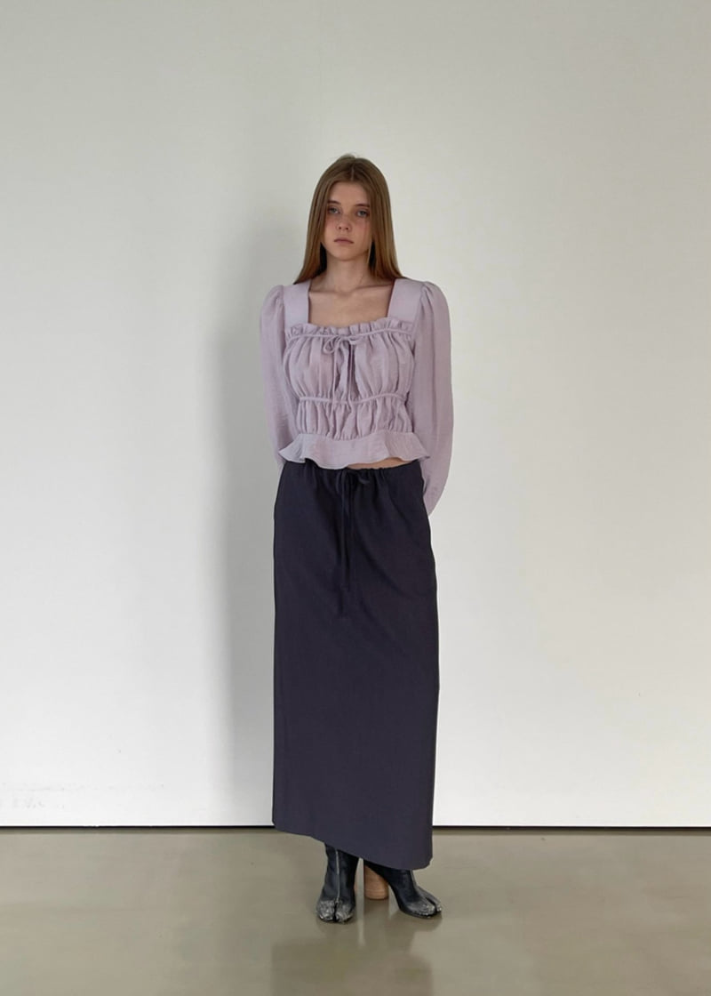 Another Avenue - Korean Women Fashion - #momslook - Tunnel Long Skirt - 3