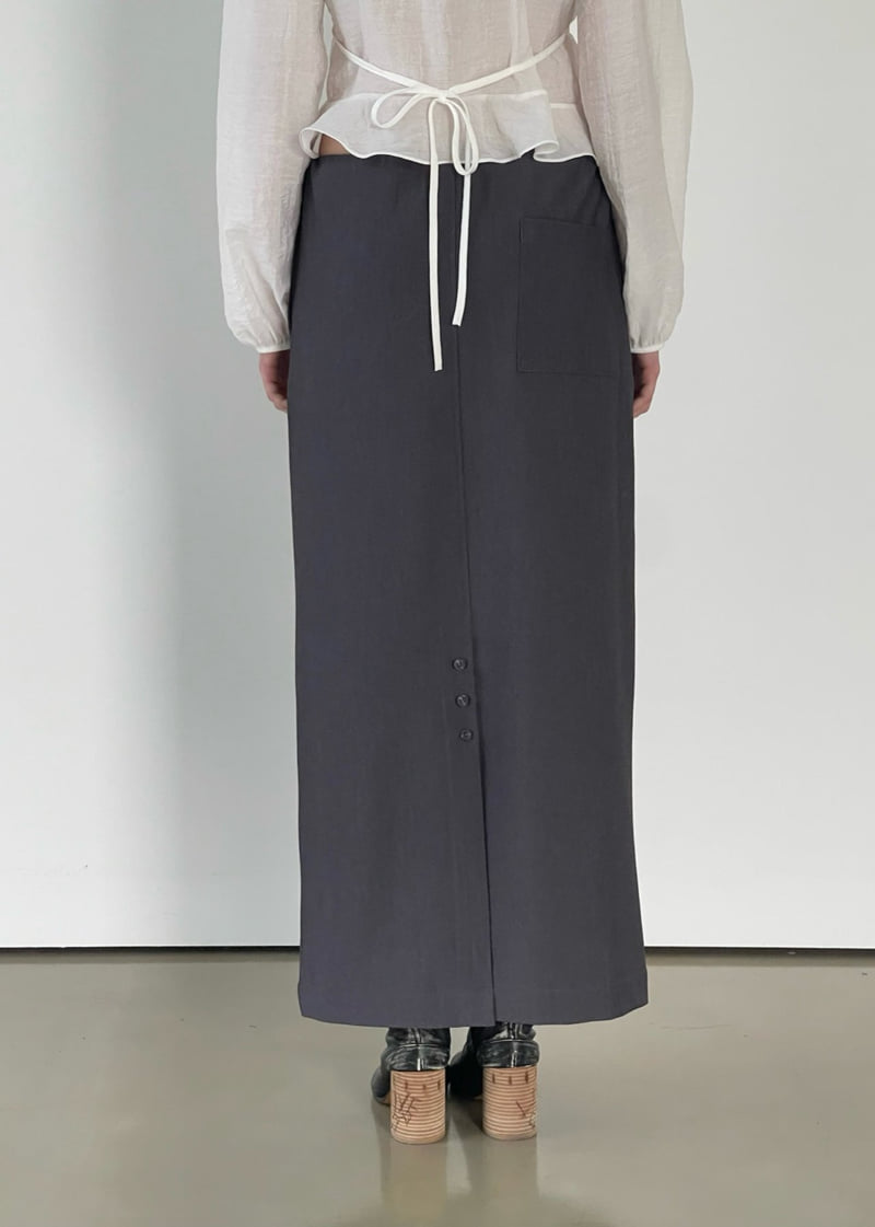 Another Avenue - Korean Women Fashion - #momslook - Tunnel Long Skirt - 5
