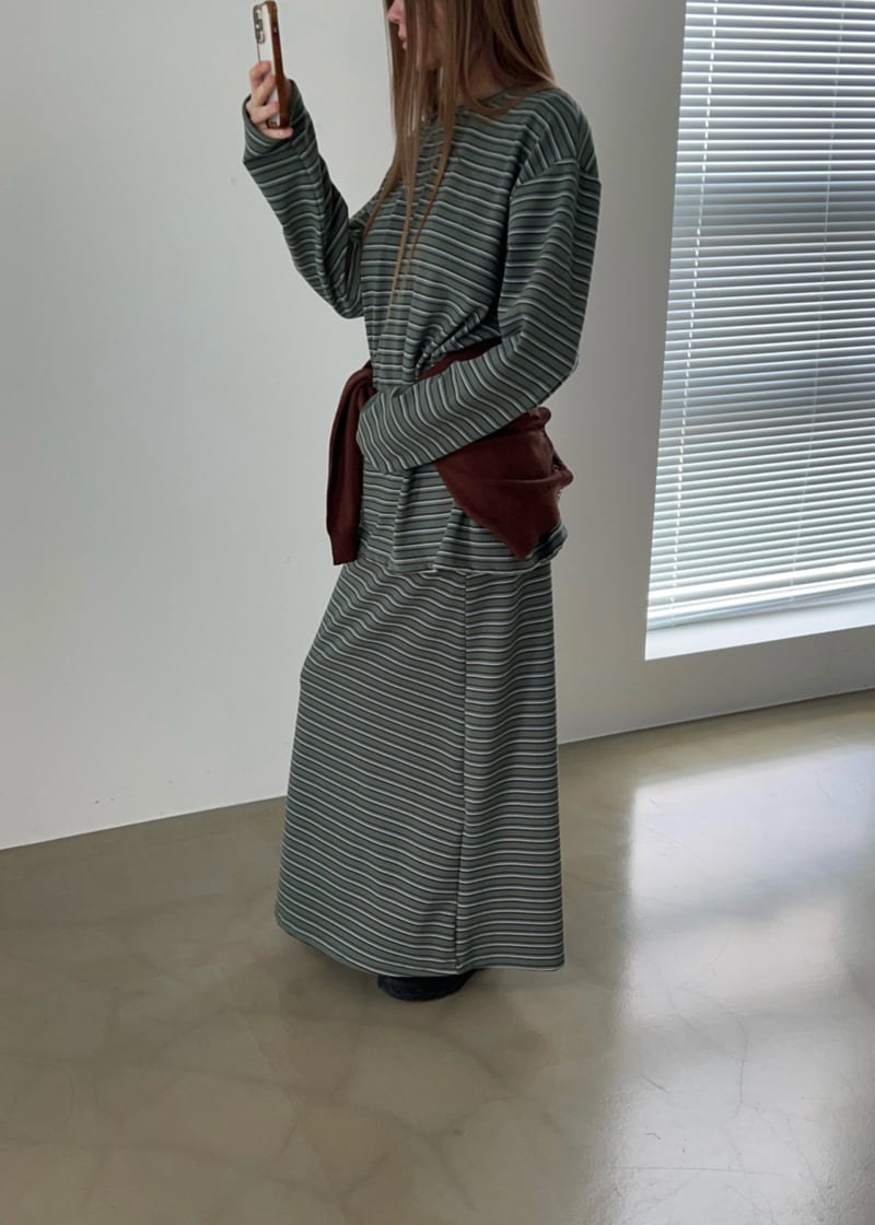 Another Avenue - Korean Women Fashion - #momslook - Tether Peach Long Skirt - 10