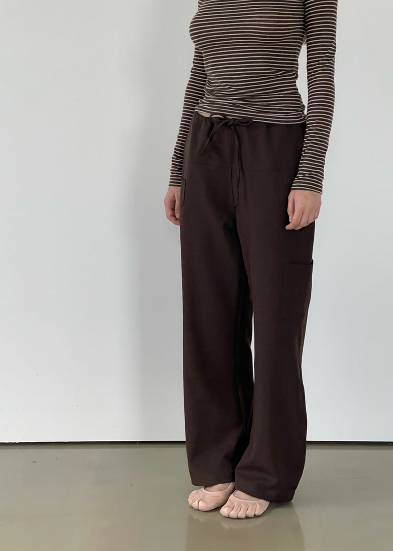 Another Avenue - Korean Women Fashion - #momslook - Pocket Tunnel Slacks - 8
