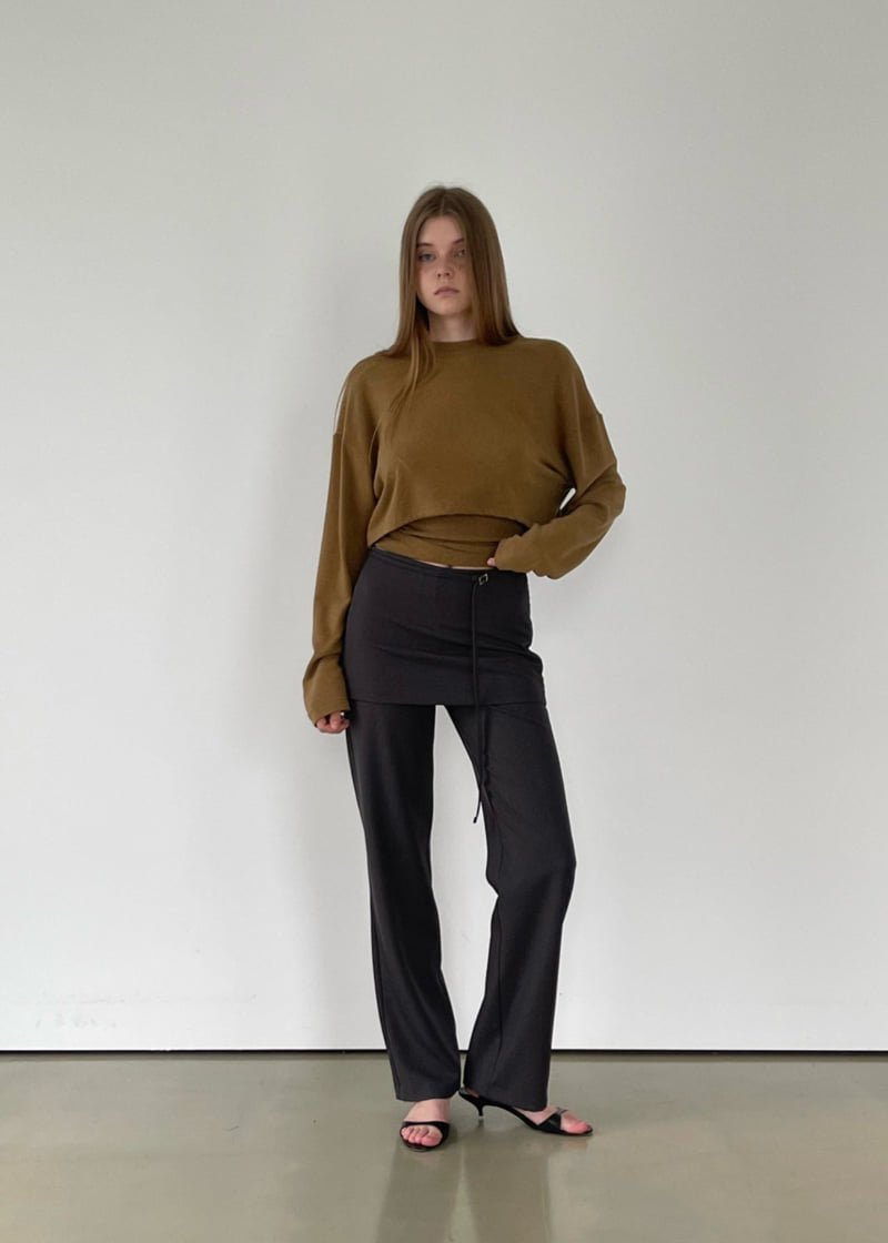 Another Avenue - Korean Women Fashion - #momslook - Pie Skirt Pants - 7