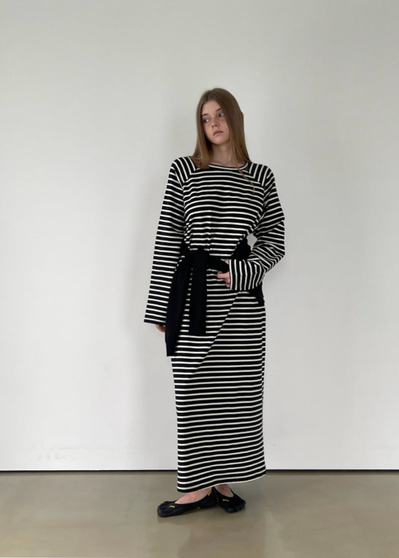 Another Avenue - Korean Women Fashion - #momslook - French Terry Long One-piece - 3