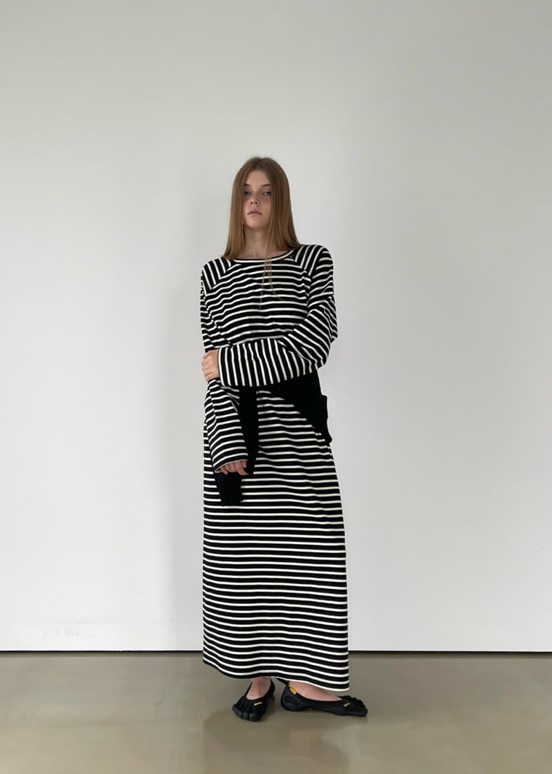 Another Avenue - Korean Women Fashion - #momslook - French Terry Long One-piece - 5