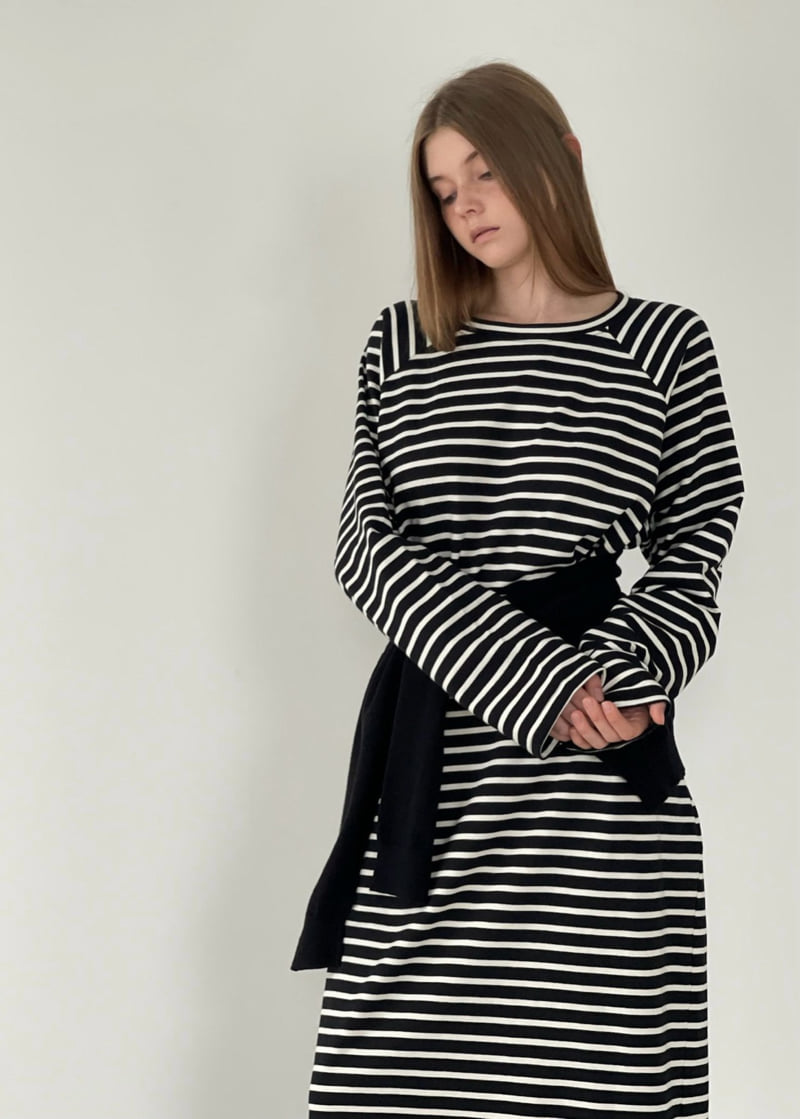 Another Avenue - Korean Women Fashion - #momslook - French Terry Long One-piece - 7