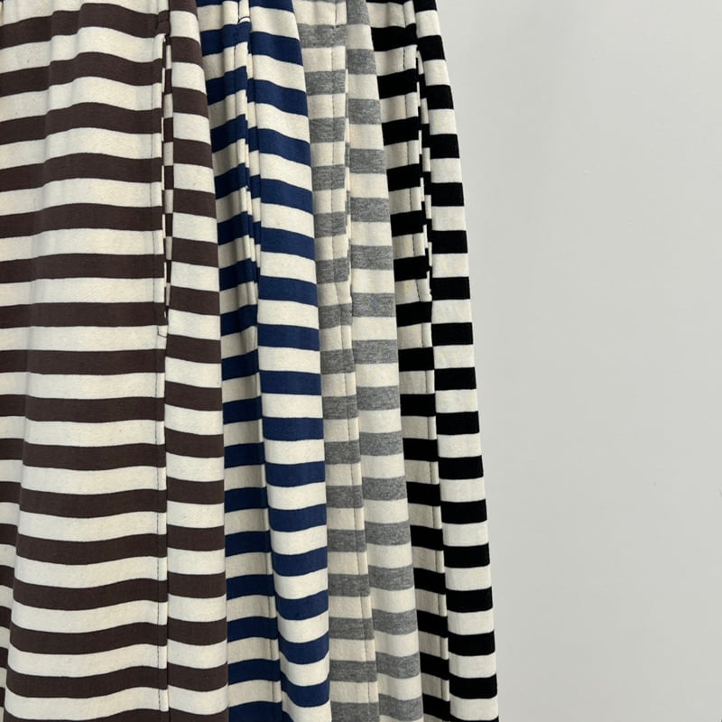 Another Avenue - Korean Women Fashion - #momslook - Stripe Button Pants - 2