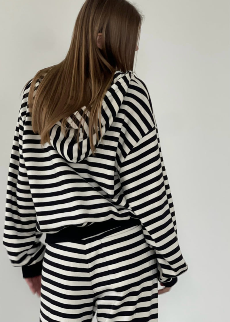 Another Avenue - Korean Women Fashion - #momslook - Stripe Jacket - 11