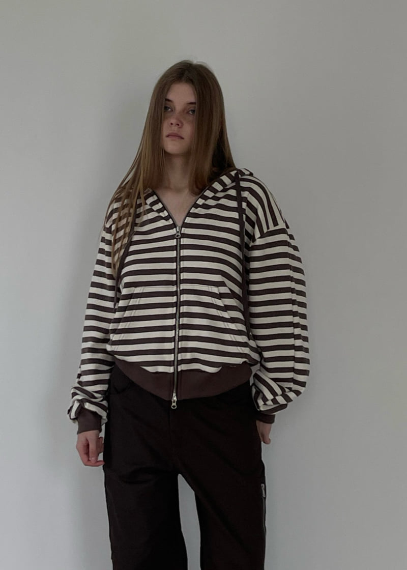 Another Avenue - Korean Women Fashion - #momslook - Stripe Jacket - 9