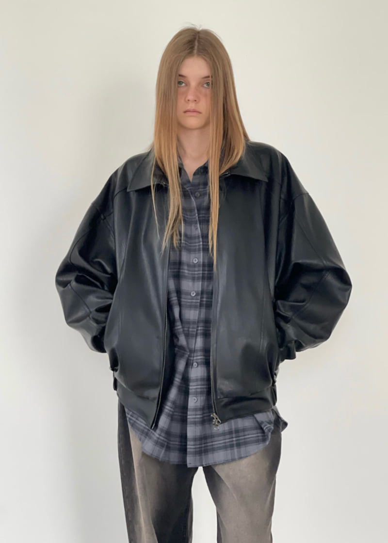 Another Avenue - Korean Women Fashion - #momslook - Check Wrap Shirt - 5