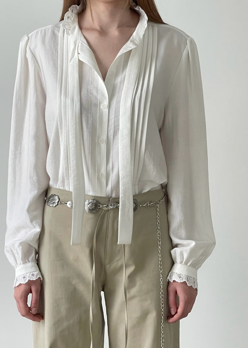 Another Avenue - Korean Women Fashion - #pursuepretty - Kochella Tie Blouse - 12