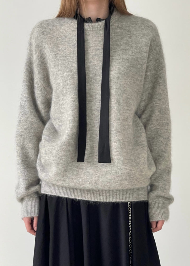 Another Avenue - Korean Women Fashion - #romanticstyle - Vivi Alphaca Knit Pullover - 9