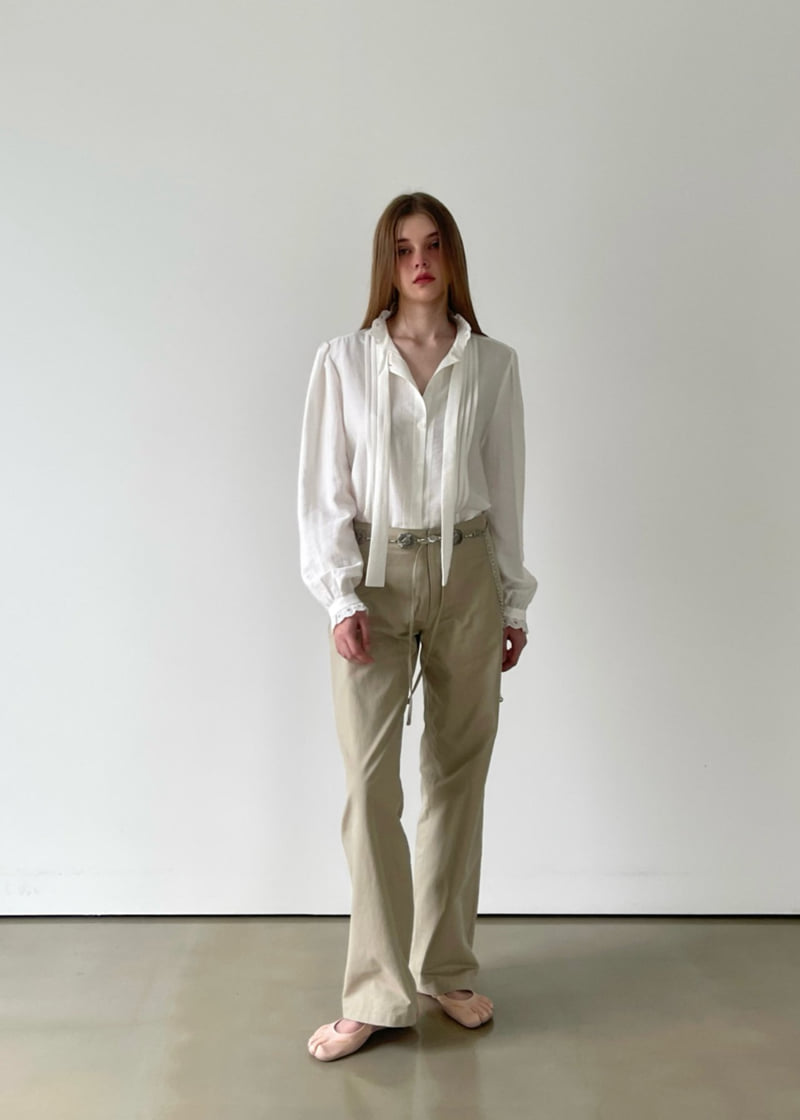 Another Avenue - Korean Women Fashion - #vintageinspired - Kochella Tie Blouse - 10