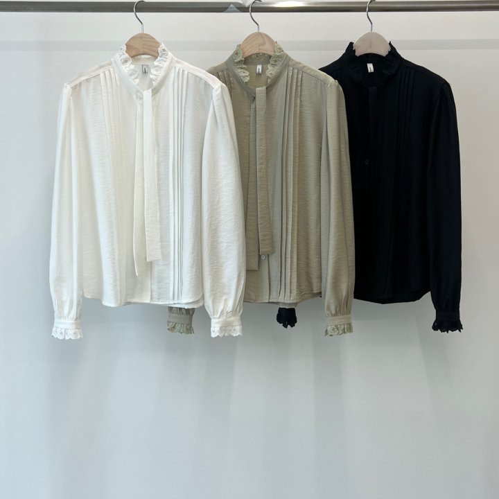 Another Avenue - Korean Women Fashion - #womensfashion - Kochella Tie Blouse