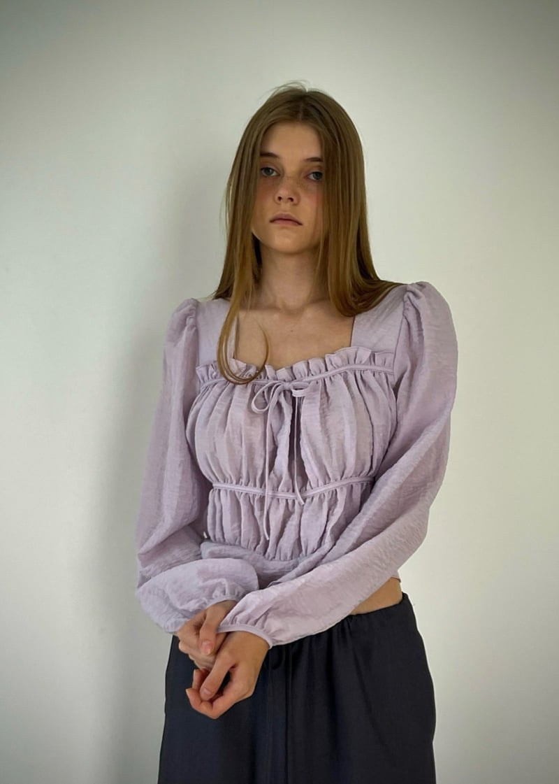 Another Avenue - Korean Women Fashion - #womensfashion - Ludy Shirring Blouse - 10