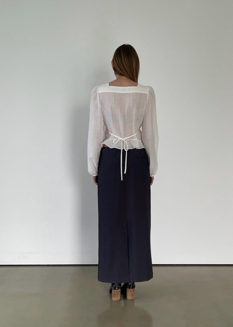 Another Avenue - Korean Women Fashion - #momslook - Ludy Shirring Blouse - 4