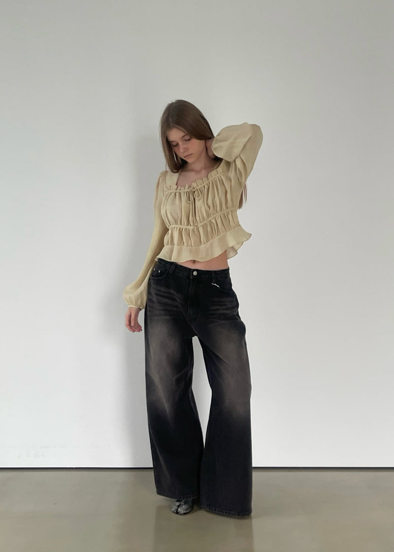 Another Avenue - Korean Women Fashion - #womensfashion - Ludy Shirring Blouse - 8
