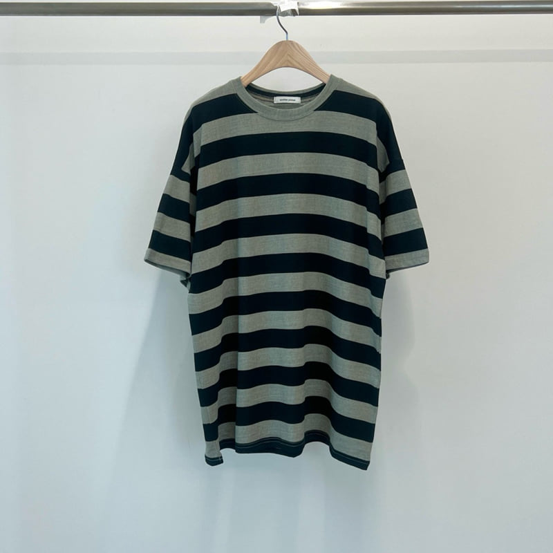 Another Avenue - Korean Women Fashion - #womensfashion - Pigment Big Stripe Boxy Tee - 10